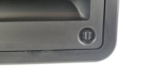 Dometic 3109492.004 Refrigerator Upper/Lower Plastic Sidewall Vent - Black