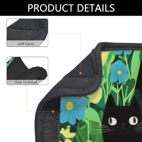 Car Seat Strap Pads, 2pcs Seatbelt Covers Shoulder Strap Pad Jungle Cats - color: Jungle Cats
