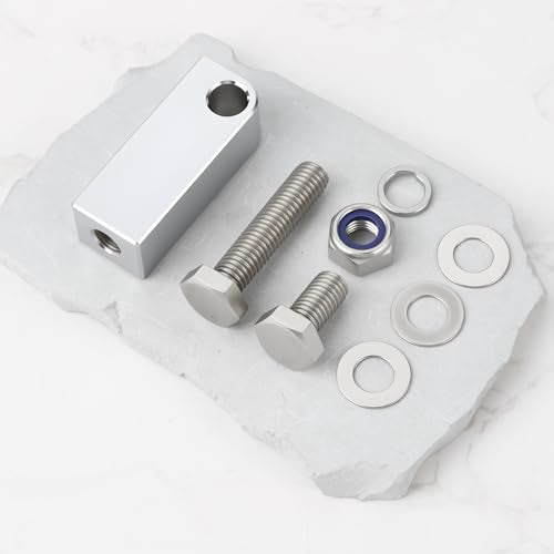 Headlight Mount Block Extension Bracket Compatible with Har-Ley Softail Dyna Wide Glide FXST