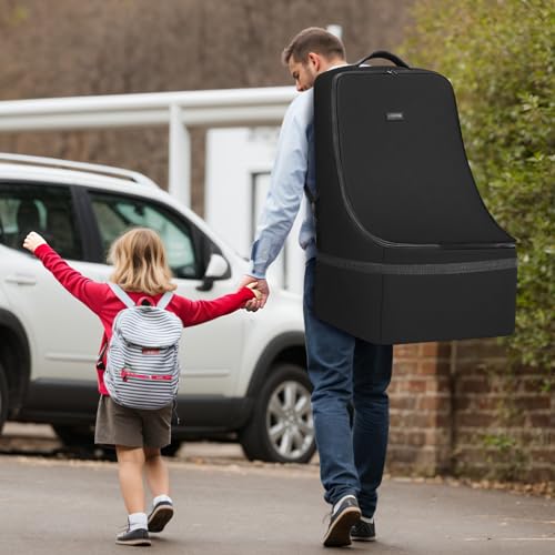 YOREPEK Padded Caresat Travel Bag for Airplane - color: Black ALL