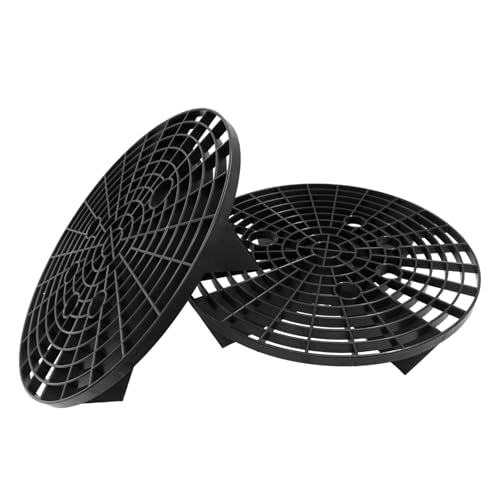 2Pcs Car Wash Bucket Insert Dirt Guard, Black - color: Black