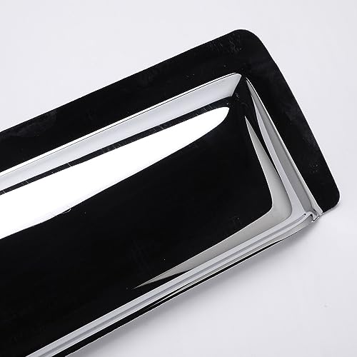 Window Visors Rain Guards for 2004-2014 Ford F150 Extended cab 94738Y - size: 04-14 Super/Extended Cab(Chrome)