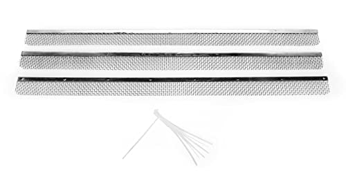 Camco 42157 Stainless Steel Insect Screen - Keeps Out Insects That Interfere with Airflow, Fits Dometic and Atwood Refrigerators Vents 19 3/8", Silver, Standard