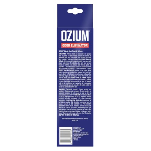 Ozium Car Fogger, 2 Oz. Single-Shot Odor Eliminator