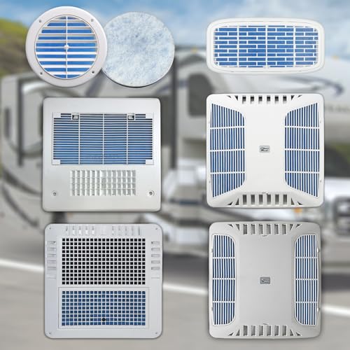 RV Air Conditioner Filter - 14" x 7.5" RV AC Replacement Filters For Dometic Air Grille 3313107.103, 3105012.003 MERV 8 Air Filter (6 Pack)