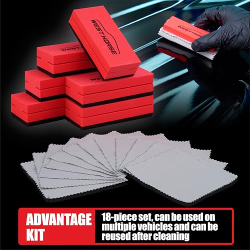 18PCS Ceramic Coating Applicator Kit