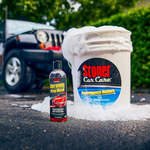 Stoner Car Care 91113 Ceramic Prep Car Wash Soap Removes Waxes, Sealants, Glazes, and Old Coatings to Prepare Automotive Paint for Ceramic Applications, Safe for All Finishes, 16 Fl Oz, Pack of 2 - size: 16 Fl Oz (Pack of 2)