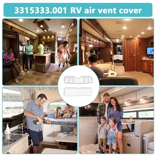 3315333.001 RV Air Conditioning SVC Louver Vent Cover Assembly - size: 1 Set