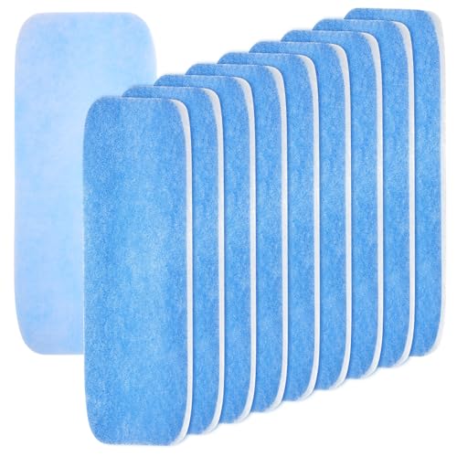 10 Pack RV AC Filters – MERV 6 Replacement for Air Conditioner Vent (12.875” x 5.5”) – Polyester Cotton, Blue & White Design