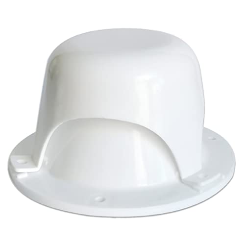 NU-SET | RV Roof Vent Caps | RV Roof Vent Cover | RV Accessories & Door Hardware (White) - color: White, size: 1 Pack