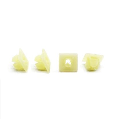 BoltsandNuts.com 4 Pack License Plate Nuts, 1/4" Nylon Retainer Nuts for Cars, Trucks, SUVs - color: Nut Inserts, size: 4 Pack