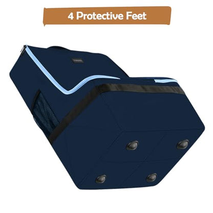 YOREPEK Padded Carseat Travel Bag - color: Dark Sea Blue