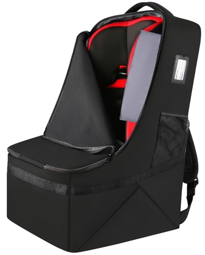 YOREPEK Padded Caresat Travel Bag for Airplane - color: Black ALL