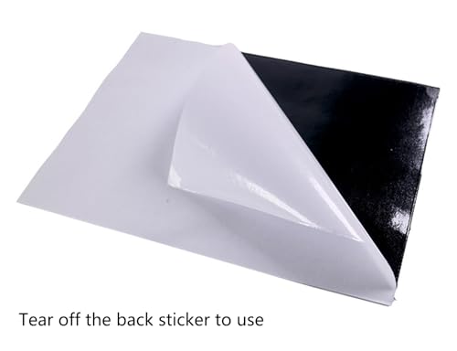 2 Pairs (4pcs) 20.5"x4.3" License Plate Holders Self Adhesive Frameless Weatherproof Resin Synthetic, Fit All Car Licenses