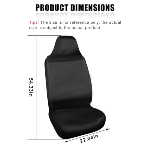 Car Seat Cover Protector, Waterproof Stain Resistant Auto Front Seat Protectors, Universal Dustproof Vehicle Interior Seats Covers for Cars, SUVs, Trucks (1PC/Front) - size: 1PC/Front
