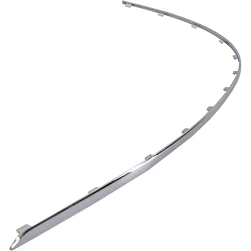 For Mercedes-Benz E300 / E350 / E400 / E550 Bumper Trim 2010 11 12 2013 Driver Side | Rear | Molding | Chrome | Sedan | Outer Impact Strip | MB1158110 | 2128852121 - color: Driver Side