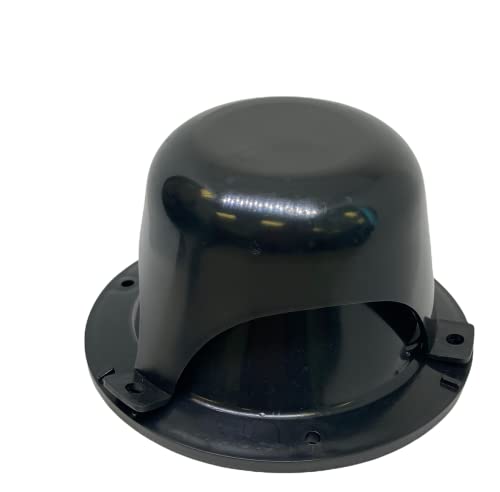 NU-SET | RV032-33 Black RV Roof Vent Caps | RV Roof Vent Cover | RV Accessories & Door Hardware (Black) - color: Black, size: 1 Pack