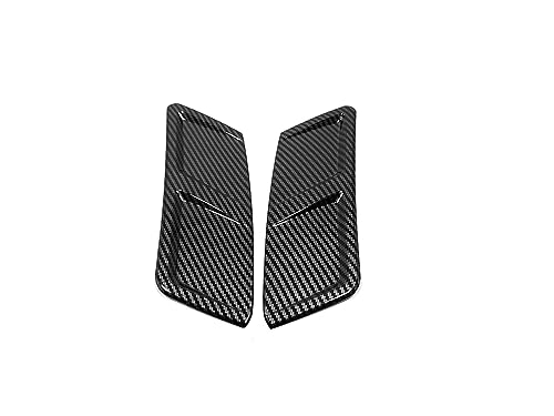 ERIDANUS Auto Accessories Fit for Hyundai TUCSON 2023 2022 Rear Wheel Eyebrow Fender Trim Cover (Carbon Fiber Rear) ABS 2PCS - color: Carbon Fiber Rear