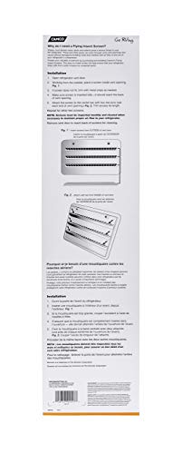 Camco 42157 Stainless Steel Insect Screen - Keeps Out Insects That Interfere with Airflow, Fits Dometic and Atwood Refrigerators Vents 19 3/8", Silver, Standard