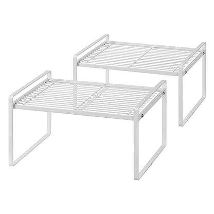 Shantton Cabinet Shelf Organizer, Pantry Shelf Rack, White 13.1x10.6x7.3 - color: White, size: L13.1'' W10.6'' H7.3''