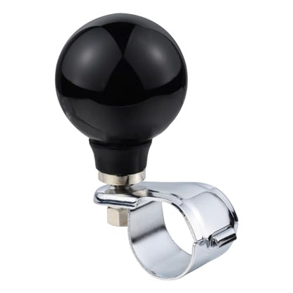 Abfer Ball Steering Wheel Suicide Knob Power Turning Assist Spinner Aid Helper Brody Knobs Fit Most Lawn Mowers, Forklifts, Tractors, Black - color: black-1