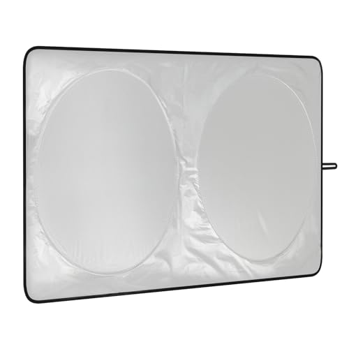 SCITOO 63 x 33.8 inches Sun Shade Sunshade Windshield Cover Front Window Shade Custom fit for Toyota for Chevrolet for GMC 1995-2000 Upgraded Summer Shade Blocks UV Rays Car Accessories