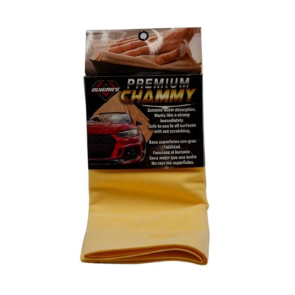 Shammy Cloth for Car Drying – XL 29x23.6 Soft Synthetic Chamois | Super Absorbent, Lint-Free, Machine Washable, Streak-Free | Reusable Commercial Grade Car Drying Shammy for Cars, Trucks, Boats & Home