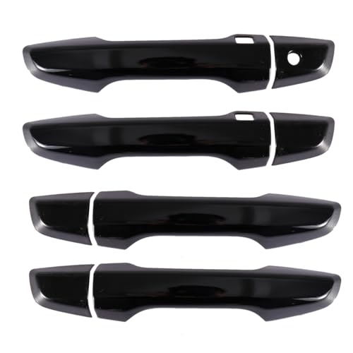 for Honda CRV 2017 2018 2019 2020 2021 2022 Accessories Exterior Sticker Door Handle Cover Trim Cap 8 Pieces with Smart Keyhol (Glossy Black) - color: Door Handle Cover-glossy Black