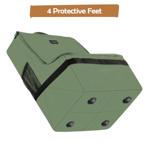YOREPEK Padded Car Seat Bags for Air Travel - color: Olive Green
