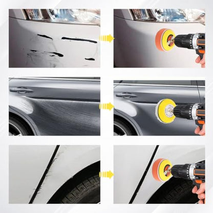 131 Pcs 3 Inch Sanding Discs Drill Polishing Kit, Drill Sanding Attachment