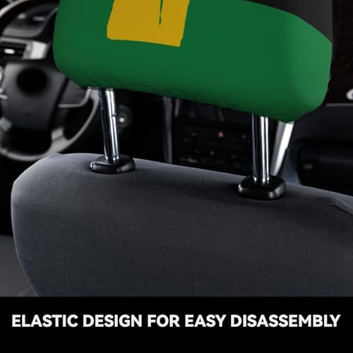 Black Power Pan African Flag Universal Car Headrest Cover Soft Car Seat Head Rest Cover Protector Fabric Head Rest Coverings for SUV Car Truck Auto Accessories 1 Piece - color: Black Power Pan African Flag
