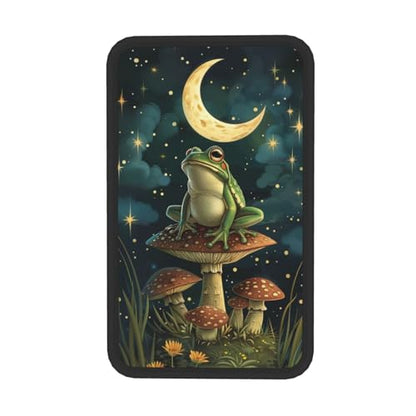 Universal Car Center Console Cushion Pad, Mushroom Moon Frog Soft Waterproof Car Center Console Cover Auto Armrest Seat Box Cover Protector for Most Vehicle SUV Truck Car - color: Mushroom Moon Frog