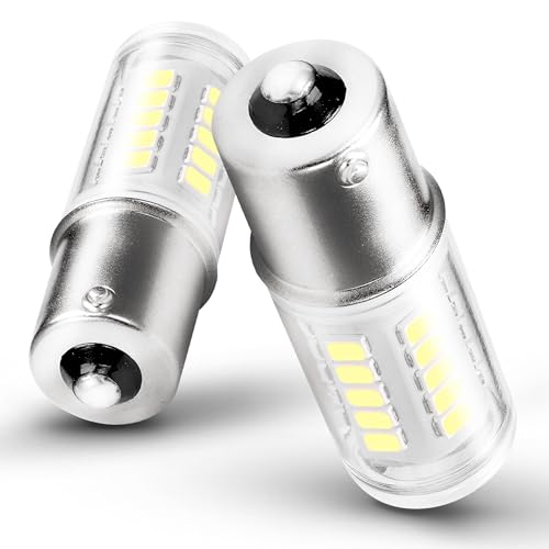 1156 BA15S 1141 LED Bulbs 6000K White, 12-24V 1003 7506 1156A Reverse Bulb - color: 6000K Daylight White, size: Ba15s/1156