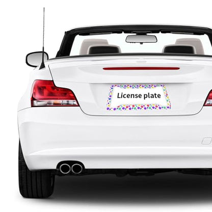 Pickleball Ball License Plate Frame 2 Pack License Plate Holder Universal Aluminum License Plate Cover Car Accessories for Men Women - color: Pickleball Ball