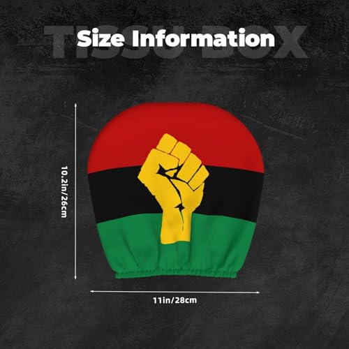 Black Power Pan African Flag Universal Car Headrest Cover Soft Car Seat Head Rest Cover Protector Fabric Head Rest Coverings for SUV Car Truck Auto Accessories 1 Piece - color: Black Power Pan African Flag