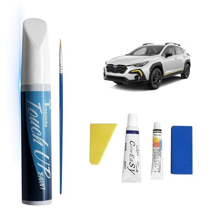 K1X Crystal White Pearl Tricoat Touch Up Paint for SUBARU - color: Fit for Subaru Crystal White Pearl Tricoat(KIX)