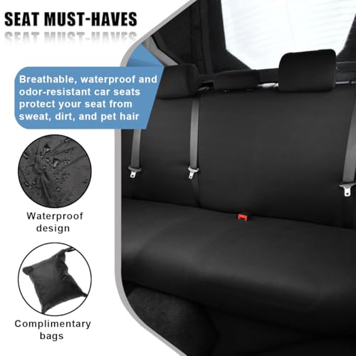 Car Seat Cover Protector, Waterproof Stain Resistant Auto Rear Seat Protectors, Universal Dustproof Vehicle Interior Seats Covers for Cars, SUVs, Trucks (1PC/Rear) - size: 1PC/Rear