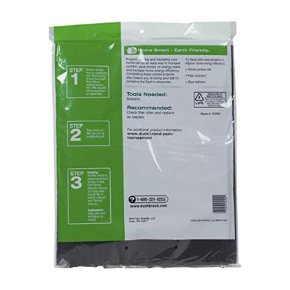 Duck Brand Replacement Air Conditioner Foam Filter, 24-Inch x 15-Inch x 1/4-Inch, 1285234 - style: 24” x 15” x ¼”
