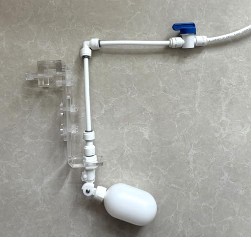 NSF 1/4" inch Water Line Power-Free Auto-Top-Off System with Float Valve, Vacuum Flow Regulator Automatic Water Level Controller for Marine Aquariums. - style: 1/4"(7pcs+30feet)
