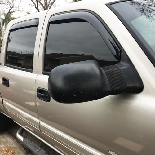 Window Visors for 99-16 F250/F350/F450/F550 Super Duty SuperCrew Cab 194953 - size: F250 In-channel SuperCrew Cab