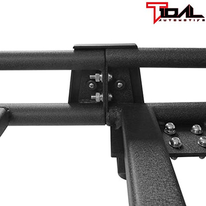 EAG Roof Rack Mounted Luggage Carrier Cargo Basket Fit for 07-18 Wrangler JK 2/4 Door