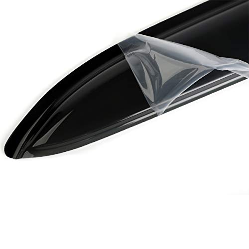 Window Visors Rain Guards for 2009-2014 Ford F150 Supercrew/Crew cab 94155 - size: 4pcs 2009-2014 F-150 SuperCrew Cab (Outside Mount)