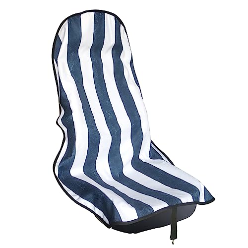 Car Seat Cover Protector Front Seats,for Gym Workout,Running,Swimming,Beach and Hiking,Waterproof Sweat Towel Bucket Seat Covers for Cars SUV Trucks (Blue Stripe, 1Pcs) - color: Blue Stripe, size: 1Pcs Front Seat Towel