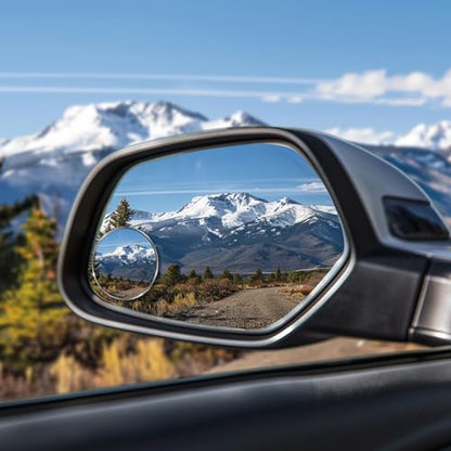 Biqing blind spot mirrors Compact in size convex mirror car high definition glass lenses side view mirror blindspot Convex Self Stick