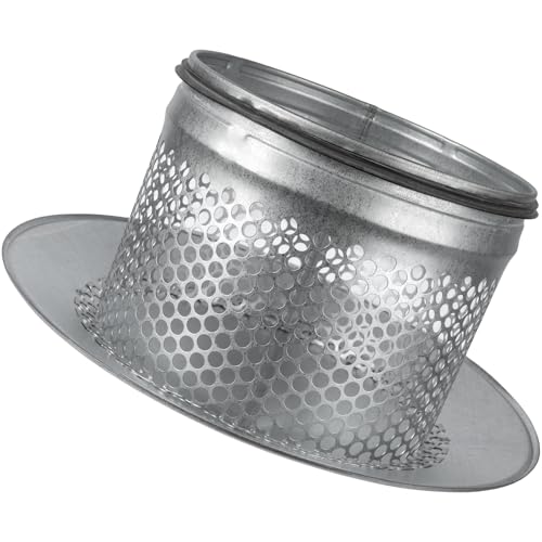 Vent Systems 8" Inch Round Chimney Cap – Galvanized Steel Roof Vent Cap with Rubber Seal - Heavy-Duty Rain Vent Cover for Wood Stoves, Exhaust Vents, Furnace Pipes, HVAC Flue Protection – Outdoor Use - size: 8 Inch