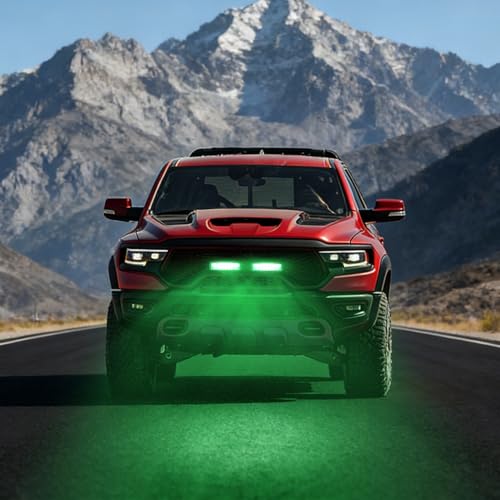 Nilight 2 PCS 6 Inch 60 W Green LED Light Pods Spot Flood Combo Beam - color: 60W Led Pods 2Pcs Green