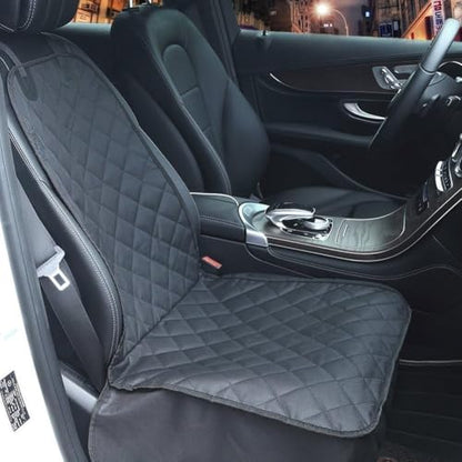 AsFrost Dog Seat Cover Cars Trucks SUVs, Thick 600D Waterproof Pet Car Seat Cover Dog, Heavy Duty & Wear-Resistant Durable Nonslip Backing with Side Flaps, Scratchproof Dog Front Seat Cover - color: black, size: 1 PCS