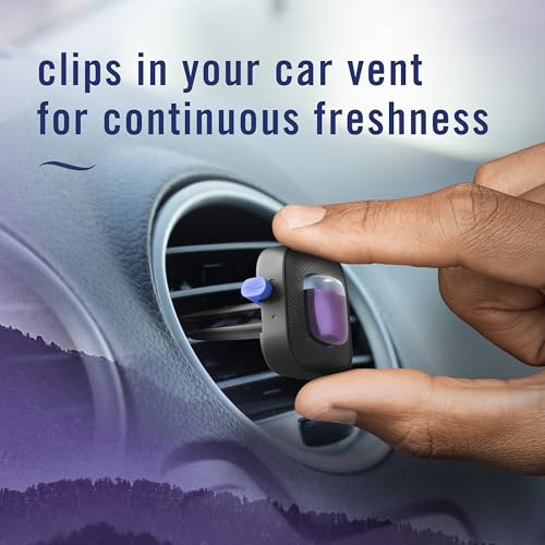 Febreze Car Mountain Scent Air Freshener Vent Clip,.07 oz,(Pack of 4) - size: 0.07 Fl Oz (Pack of 4)