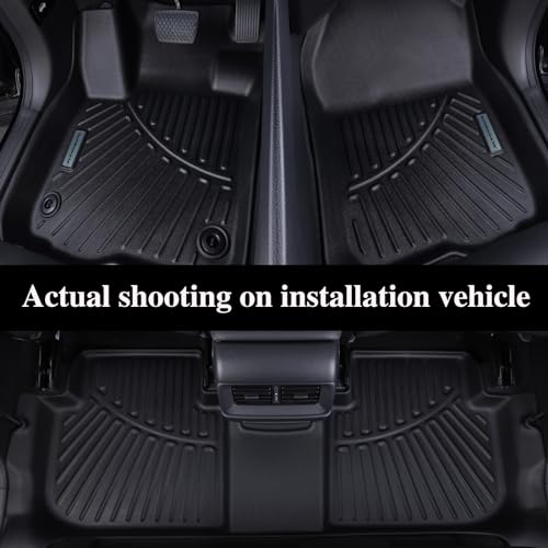 Floor Mats & Trunk Mat for Chevrolet Tahoe 2015-2020 Bucket Seat (8 Seats Version) &GMC Yukon（Not Fit XL,TPE All Weather Protection Car Floor Liners for Chevy Tahoe - size: 2015-20|For Tahoe-8|Full Set