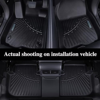 Floor Mats & Trunk Mat for Chevrolet Tahoe 2015-2020 Bucket Seat (8 Seats Version) &GMC Yukon（Not Fit XL,TPE All Weather Protection Car Floor Liners for Chevy Tahoe - size: 2015-20|For Tahoe-8|Full Set